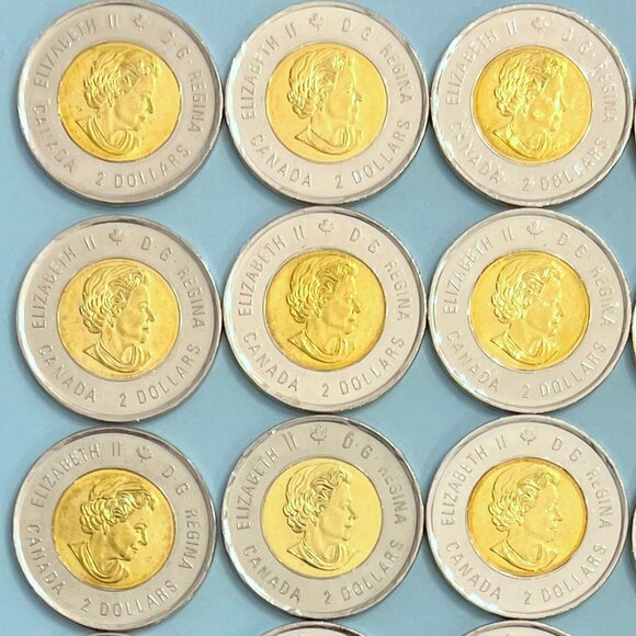 Canada 2018 Coloured 100th Anniversary Armistice 1918-2018 Roll of 25 x $2 Coins - Picture 5 of 16